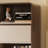Simple floor-standing bookcase display cabinet