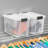 Sterilite 70 and 30 Quart Ultra Latch Storage Container Box and Lid (4 and 6 Pack)