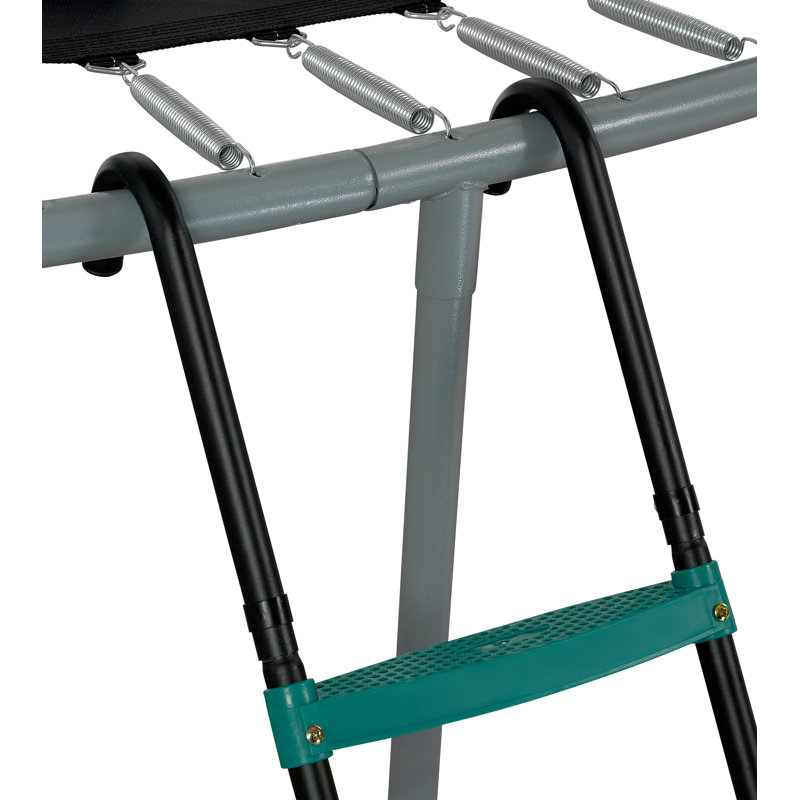 Échelle de trampoline, H 13 po x l 41 po x P 1 po, Vert / Noir