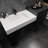 Albizu 43" Wall-Mounted Single Bathroom Vanity-69316039
