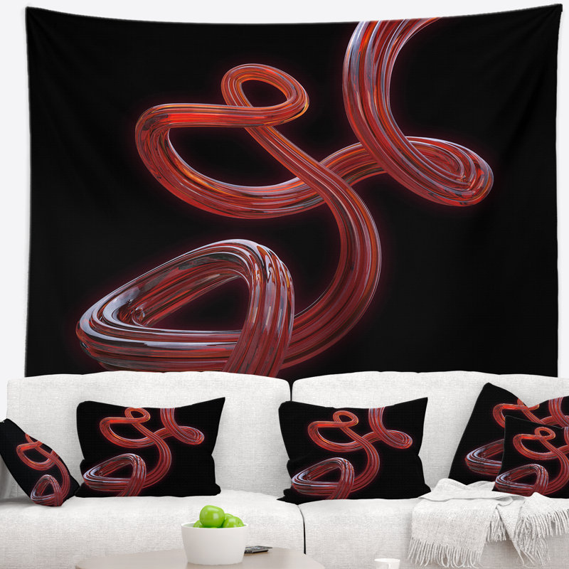 Ligne de caramel flexible à l’tapisserie noir, H 32 po x l 39 po