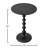 Alexander Hammered Metal Table, Black-574419064