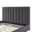 Grand lit gris foncé-1180904068