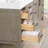 84'' Double Bathroom Vanity with Engineered Marble Top-957883611-957883609-957883610