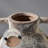 Ceramic Vase With Handle, Vintage Farmhouse Pottery Vase For Home Decor-1335261249