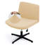 Housse de chaise de bureau extensible sans accoudoirs; housse de chaise extensible amovible; protecteur de chaise à dossier moyen-1368962071