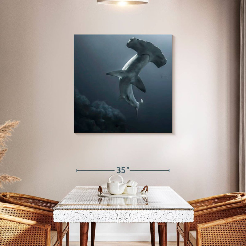 Requin-marteau Brampt, H 36 po x l 36 po