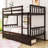 2 Drawers Wooden Bunk Bed with Ladder-1533013103-1533013101