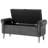 Dritarastra Upholstered Flip Top Storage Bench Bedroom End of Bed Ottoman Footrest Velvet 47" Rolled Arm-805891425