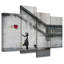 Pop Urban Street Banksy Ballon Girl Graffiti 4 pièces