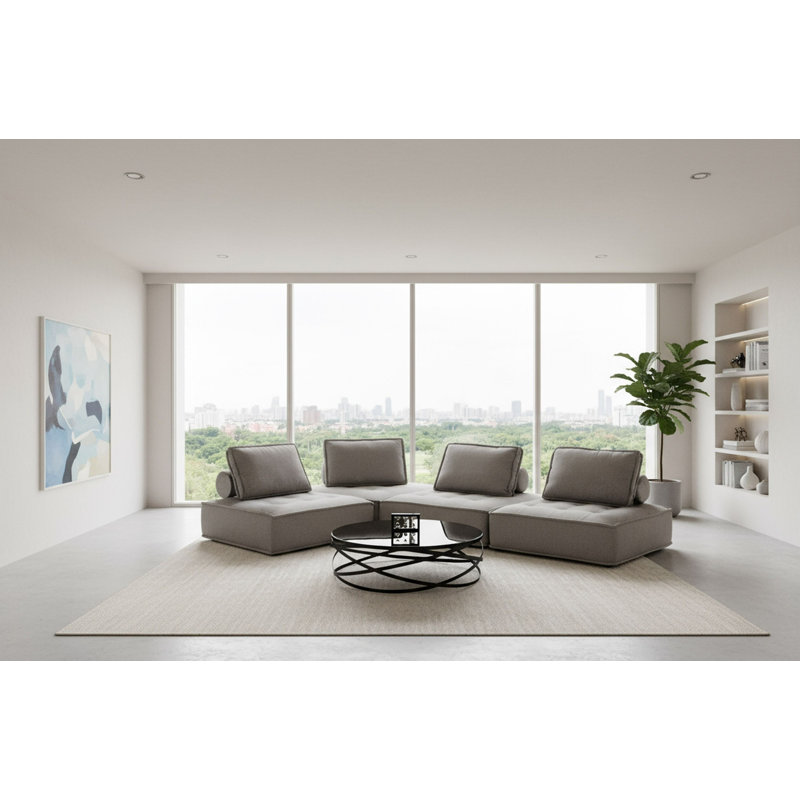 Canapé modulaire 4 pièces Nolden