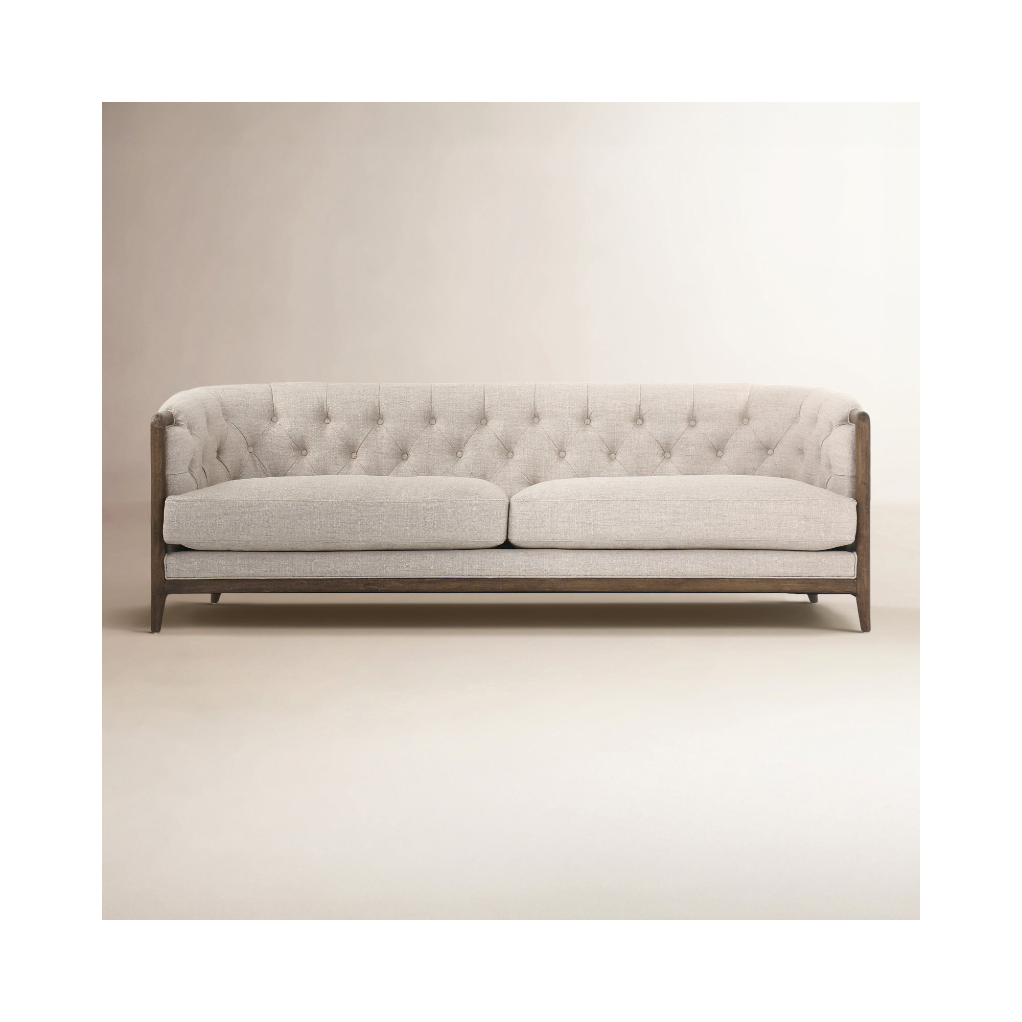 Colten Rolled Arm Sofa, Alcala Wheat, 29.75" H x 91" W x 36" D