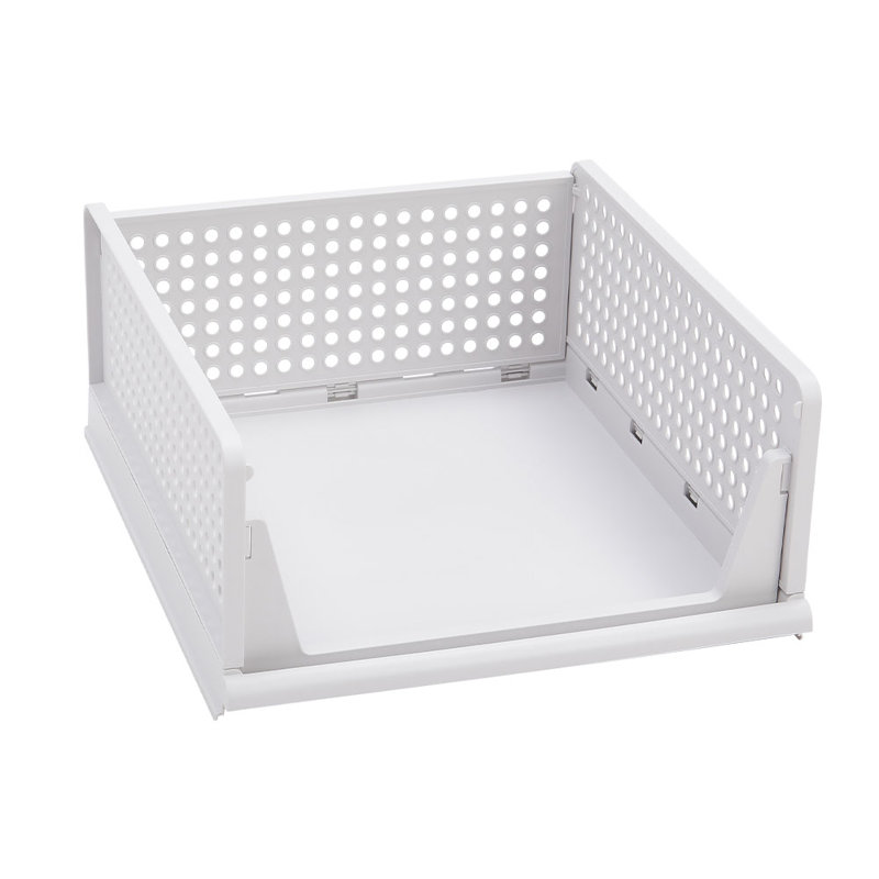 Rebrilliant Plastic Storage Tub & Tote, 19cm H x 43cm W x 38cm D, White
