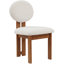 Chaise d'appoint rembourrée en tissu Napa Brityn Boucle-913069638-908154343