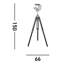 150cm Black Tripod Floor Lamp