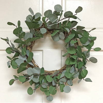 Couronne en soie d'eucalyptus