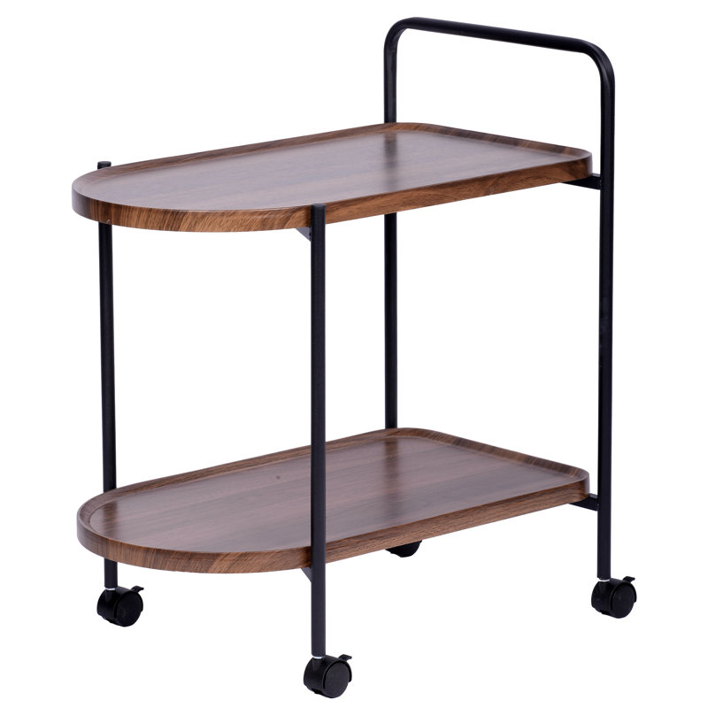 Dannylee Wheel End Table Side Table With Storage