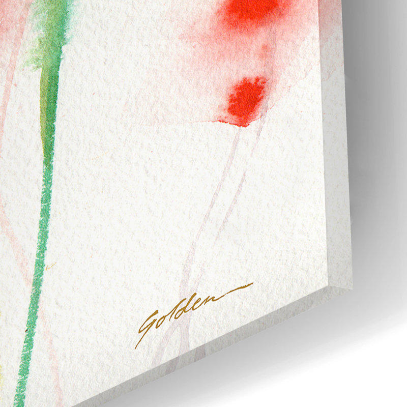«Poppy Reds» par Sheila Golden, H 12 po x l 16 po x P 0,13 po