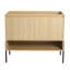Meuble-lavabo autoportant de 36 pouces avec 2 portes d'armoire à fermeture douce, conception moderne et durable pour un rangement amélioré