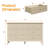 3-Piece Drawer Dresser Set,Beige