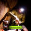 Lampe frontale d'extérieur rechargeable 1800 lumens