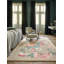 Hand Tufted Area Rug in Coral/Blue/Gray-52732531