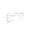 Banc de chambre Italian Minimalist Home