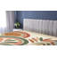 Drap-housse Ambesonne Monstera_ Boho Mid Century Abstract_ rouille foncé beige vert-95977362