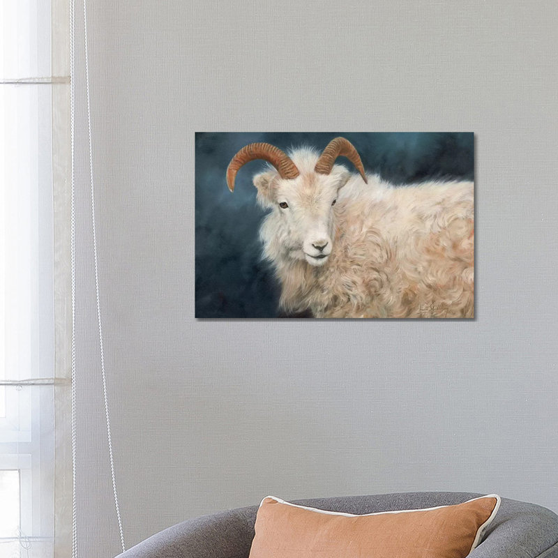 Mountain Goat I by David Stribbling - Wrapped Canvas Print, 66.04 cm H x 45.72 cm W x 1.91 cm D