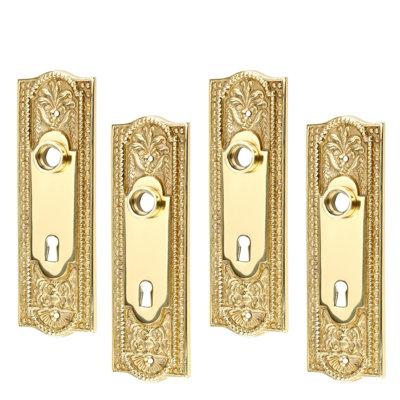 Porte décorative perlée avec couvercle en trou de serrure pour la fabrication de 4 plaques arrière