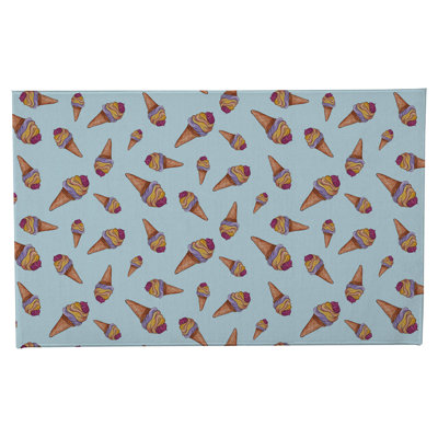 Summer Ice Cream Non-Skid Bath Mat