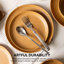 12-Piece Stoneware Dinnerware Set with Mugs – Microwave & Dishwasher Safe, Stackable, Non-Toxic – Service for 3-1900328430