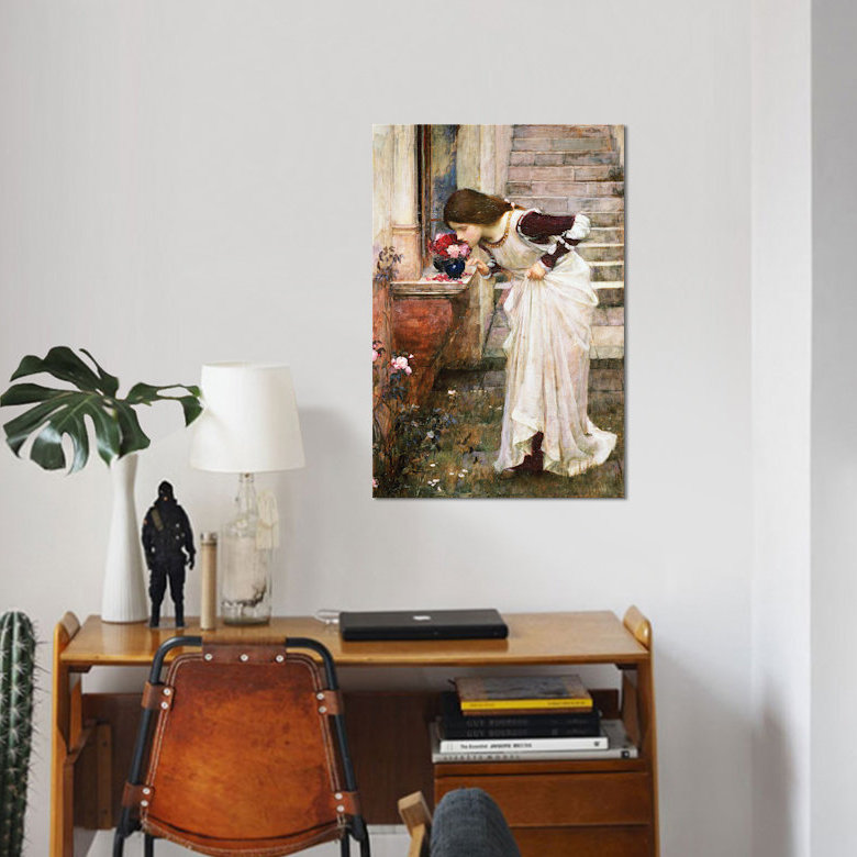 « the martin » par john william waterhouse, reproduction d’art sur toile, H 12 po x l 8 po x P 0,75 po, Pas de tapis