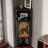 Modern multi-functional corner bookcase-110574667