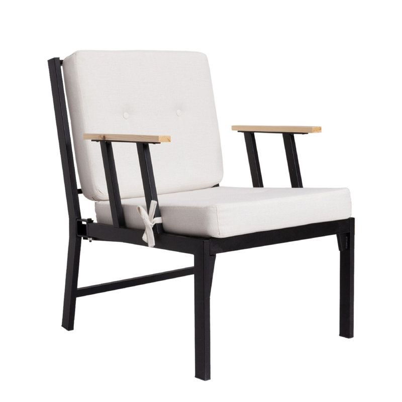 Angelyne Patio Dining Dining Chair with Cushion