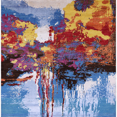 Coreopsis Abstract Indoor Rug