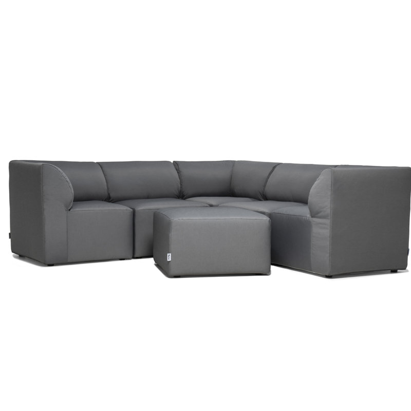 Canapé modulaire d'extérieur 6 pièces Big Joe, Granit pâle, 6