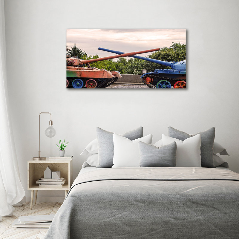 Two Tanks - Wrapped Canvas Print