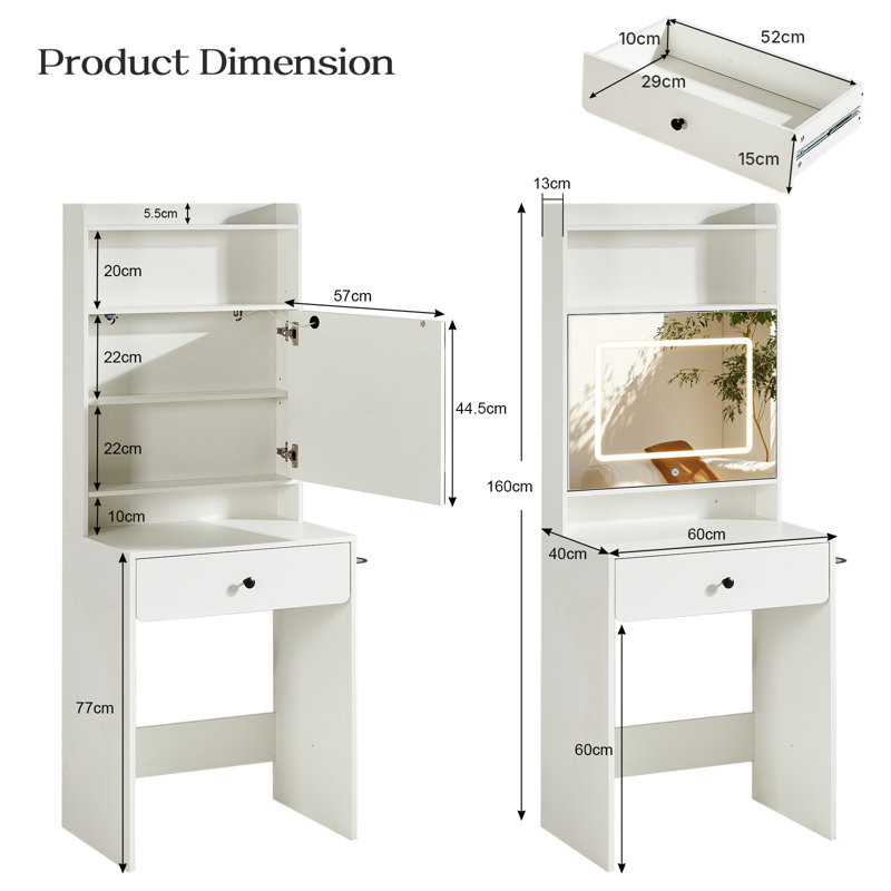 Dressing Table with Mirror