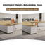 Bureau de direction moderne et réglable en hauteur 78,74 po-9667447