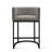 Upholstered Counter Stool with Metal Frame-55525027