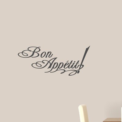 Décalcomanie murale bon appetit