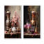 Ensemble de salon 2 pièces Pink Elegance Tea Still Life - Coffee Wall Art-1219351567-1219351569