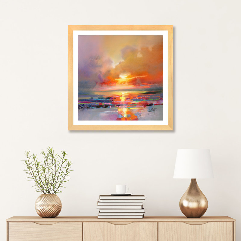 «Diminuendo Sky Study III» par Scott Naismith - reproduction d'art, H 24 po x l 24 po x p 1 po