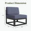 Outdoor Armless Lounge Chair-1675772534-1675772535