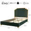 Duncanville Upholstered King Platform Bed, Green-888954535-877826194