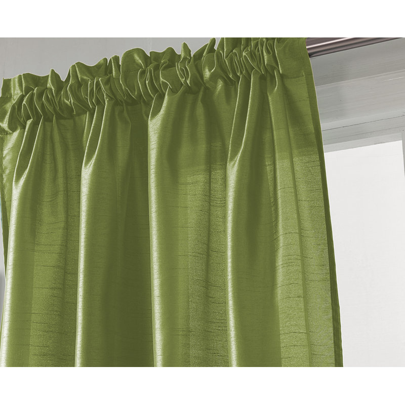 Panneau de rideau de fenêtre semi-transparent Alexzavier, ISE, l 54 po x L 90 po