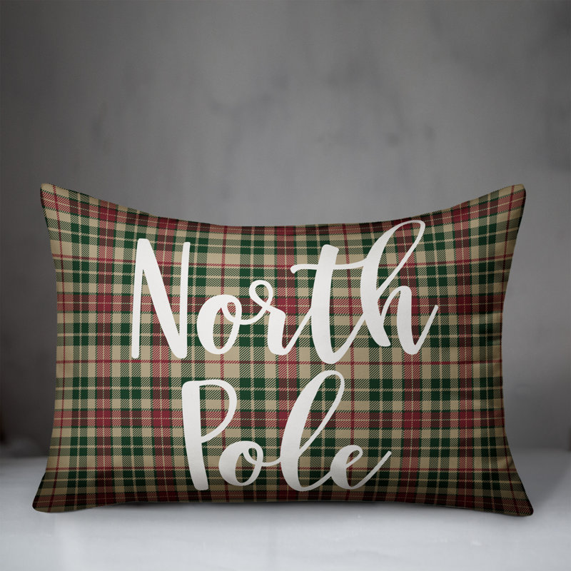 Plaid Reversible Throw Pillow