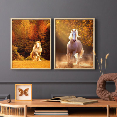 Horse Motion IX-Premium Framed Print -Ready to Hang - No Nails Required - No Nails Required