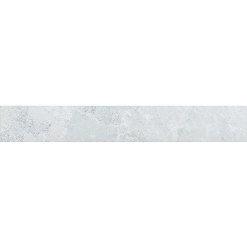 Carreau en porcelaine bullnose mat 3 po x 24 po Wells Stone Slate, Gris